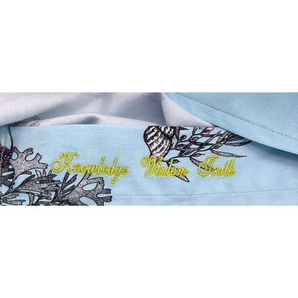 Robert Graham Priscilla Long Sleeve Button Front Tropical Fish Shirt NWT Small - Picture 8 of 12